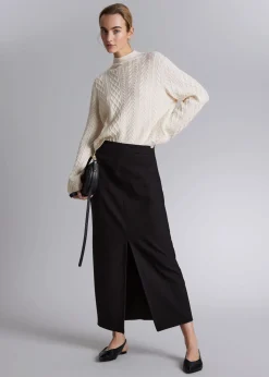 Cheap Blyant Maxi-Nederdel Kvinder Nederdele