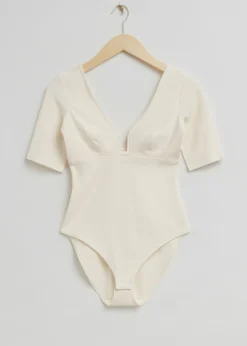 Hot Bodysuit I Bomuldsblanding Kvinder Toppe