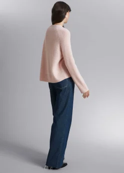 Sale Boxy Cashmere Jumper Kvinder Kashmir