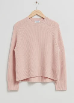 Sale Boxy Cashmere Jumper Kvinder Kashmir