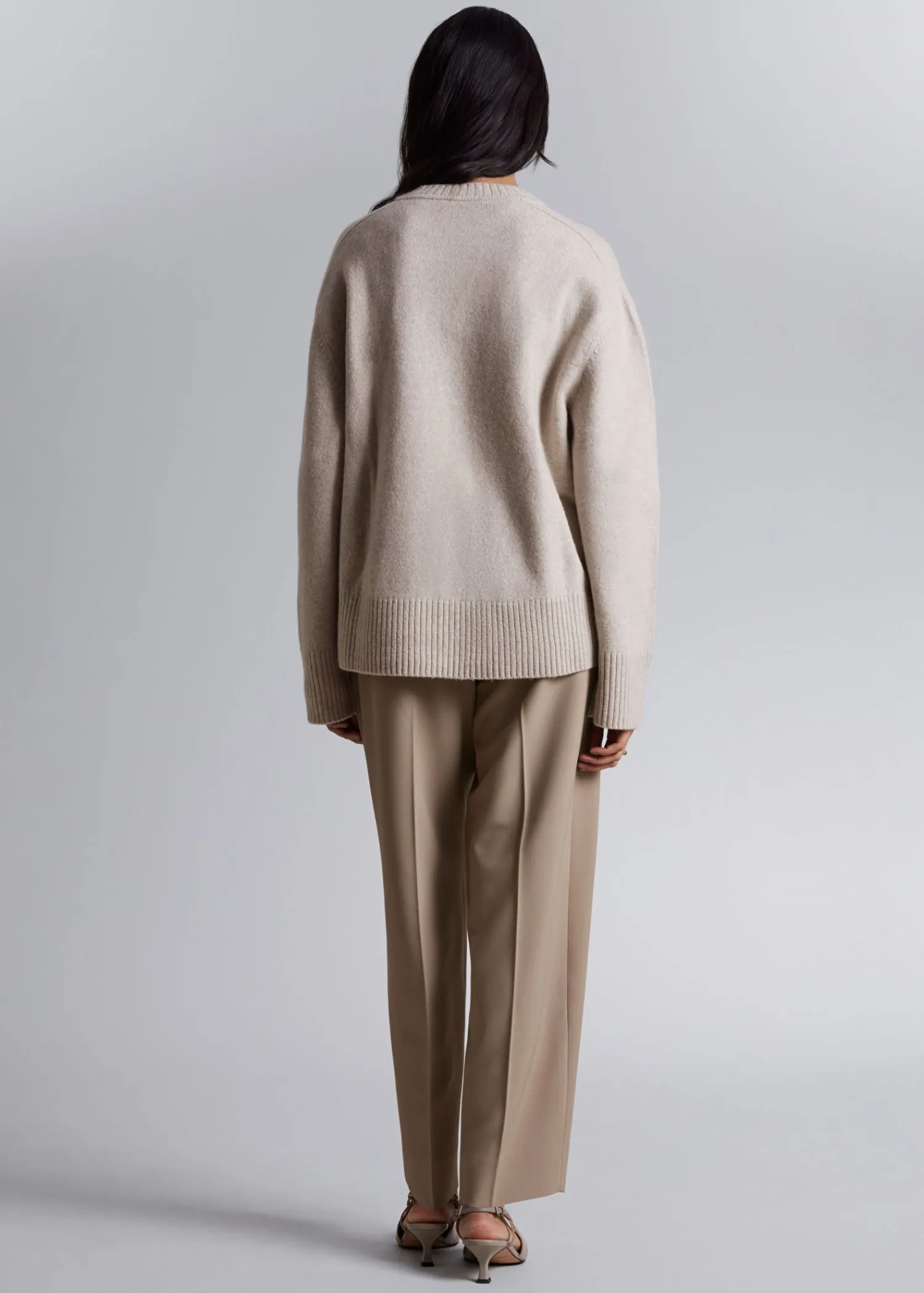 Fashion Boxy Cashmere-Blend Jumper Kvinder Kashmir