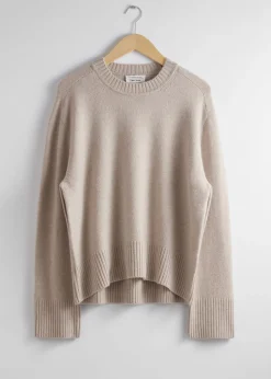 Fashion Boxy Cashmere-Blend Jumper Kvinder Kashmir