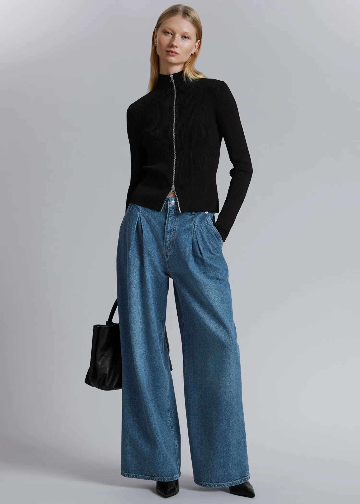 Store Brede Baggy Jeans Kvinder Denim