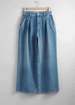 Store Brede Baggy Jeans Kvinder Denim