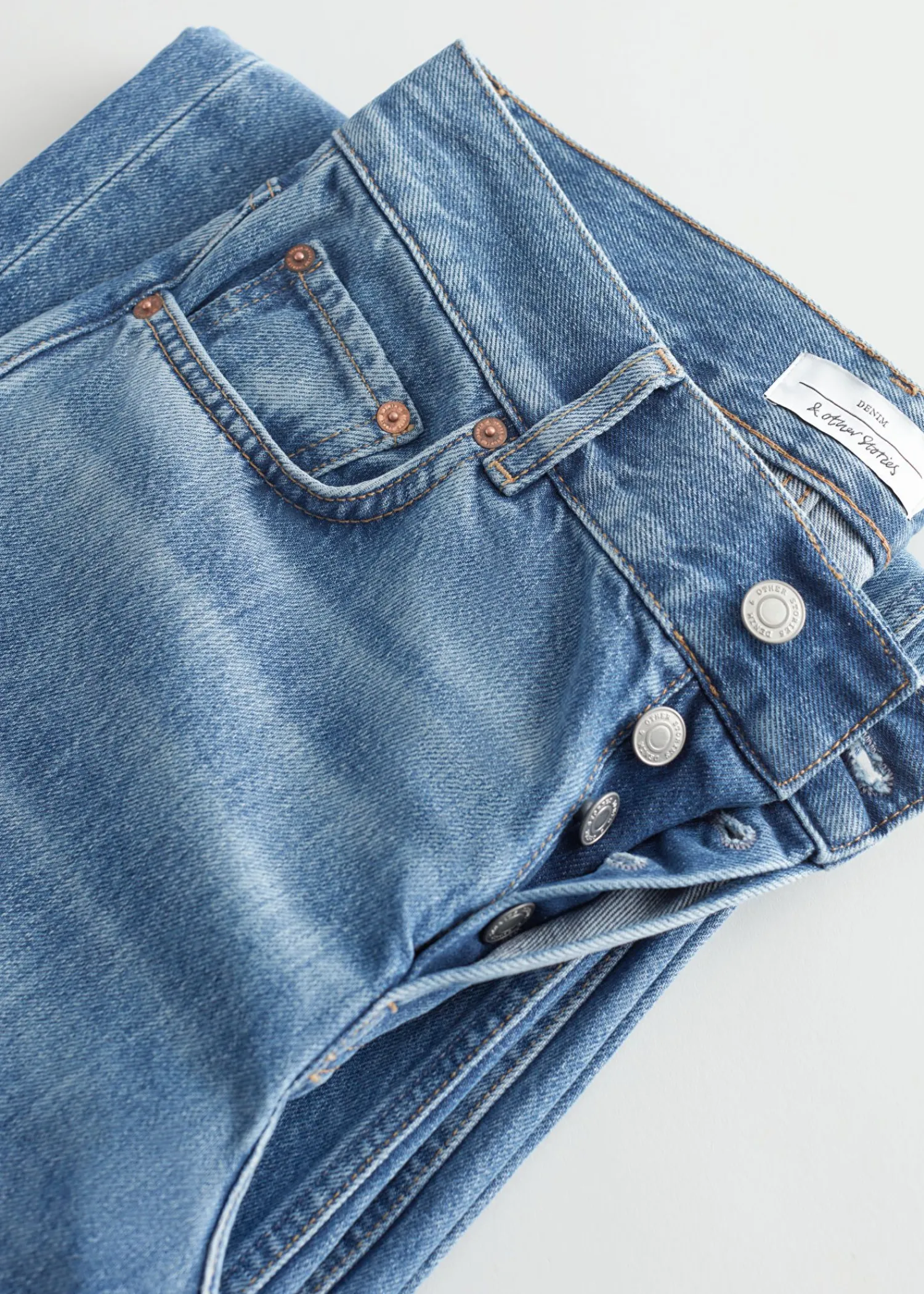 New Brede Jeans Med Lav Talje Kvinder Jeans