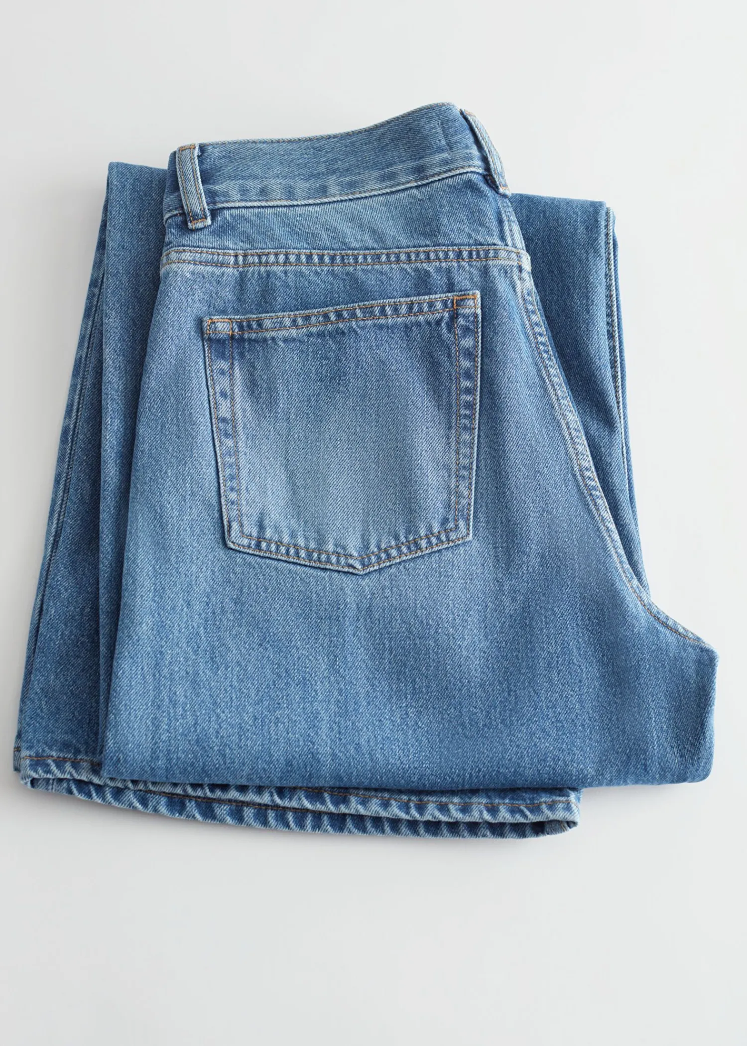 New Brede Jeans Med Lav Talje Kvinder Jeans