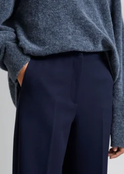 Best Bukser Med Bred Pressefold Kvinder Bukser