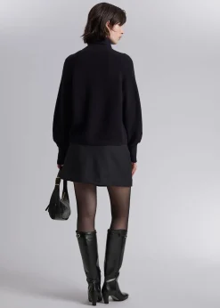 Online Cashmere Rullekrave Sweater Kvinder Kashmir