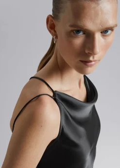 Clearance Cowl-Neck Kjole Kvinder Kjoler