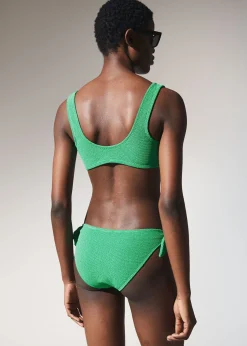 Hot Crepe Knot Tie Bikinitrusser Kvinder Bikinier