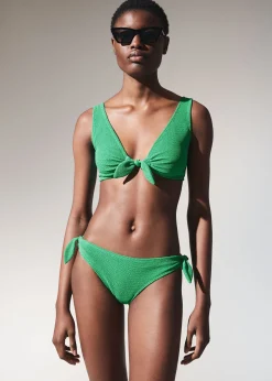 Hot Crepe Knot Tie Bikinitrusser Kvinder Bikinier