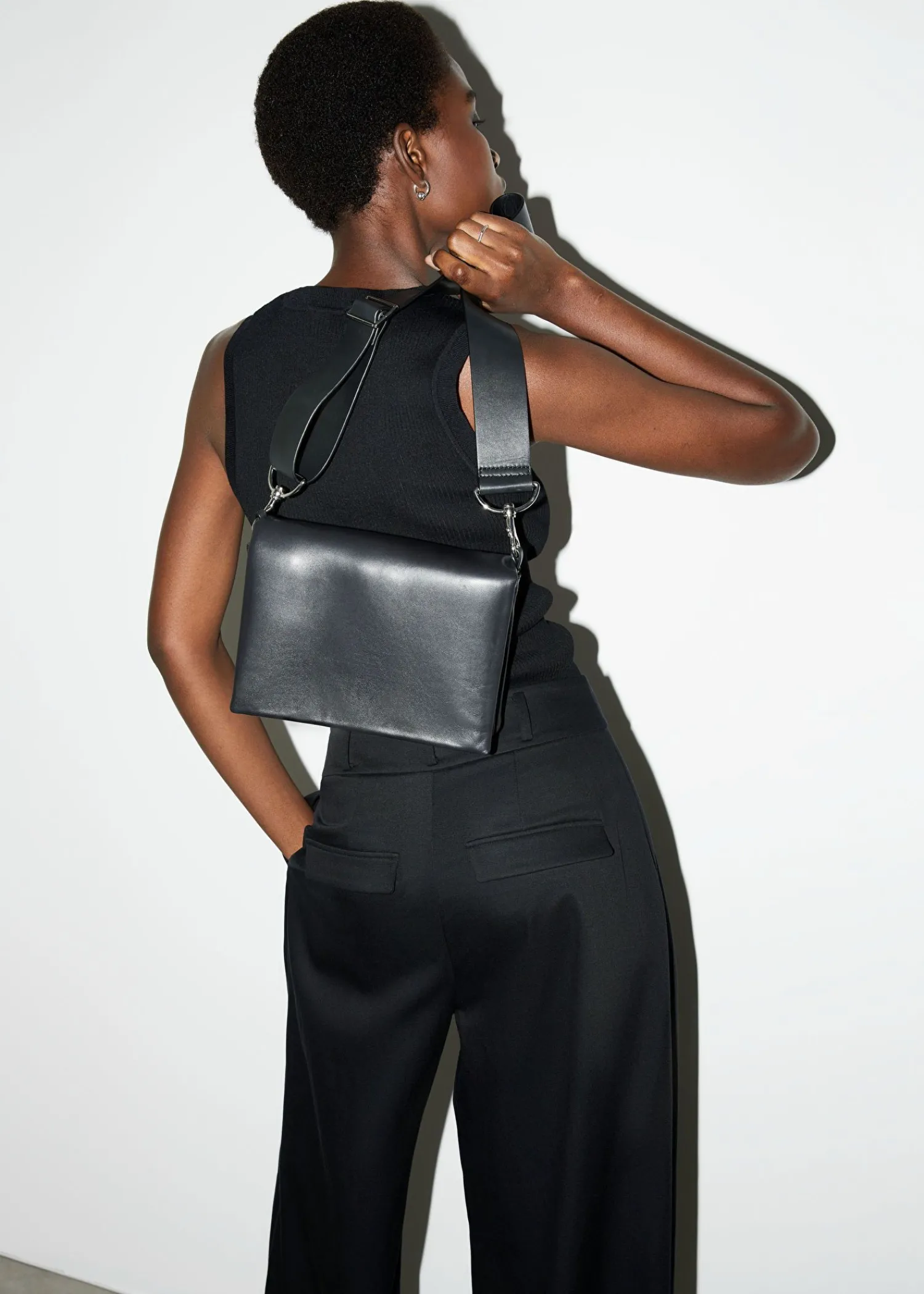 Flash Sale Crossbody Taske I Kromfri Laeder Kvinder Tasker