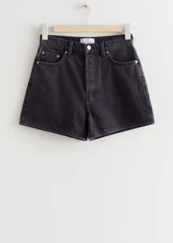 Flash Sale Denimshorts Med Hoj Talje Kvinder Jeans