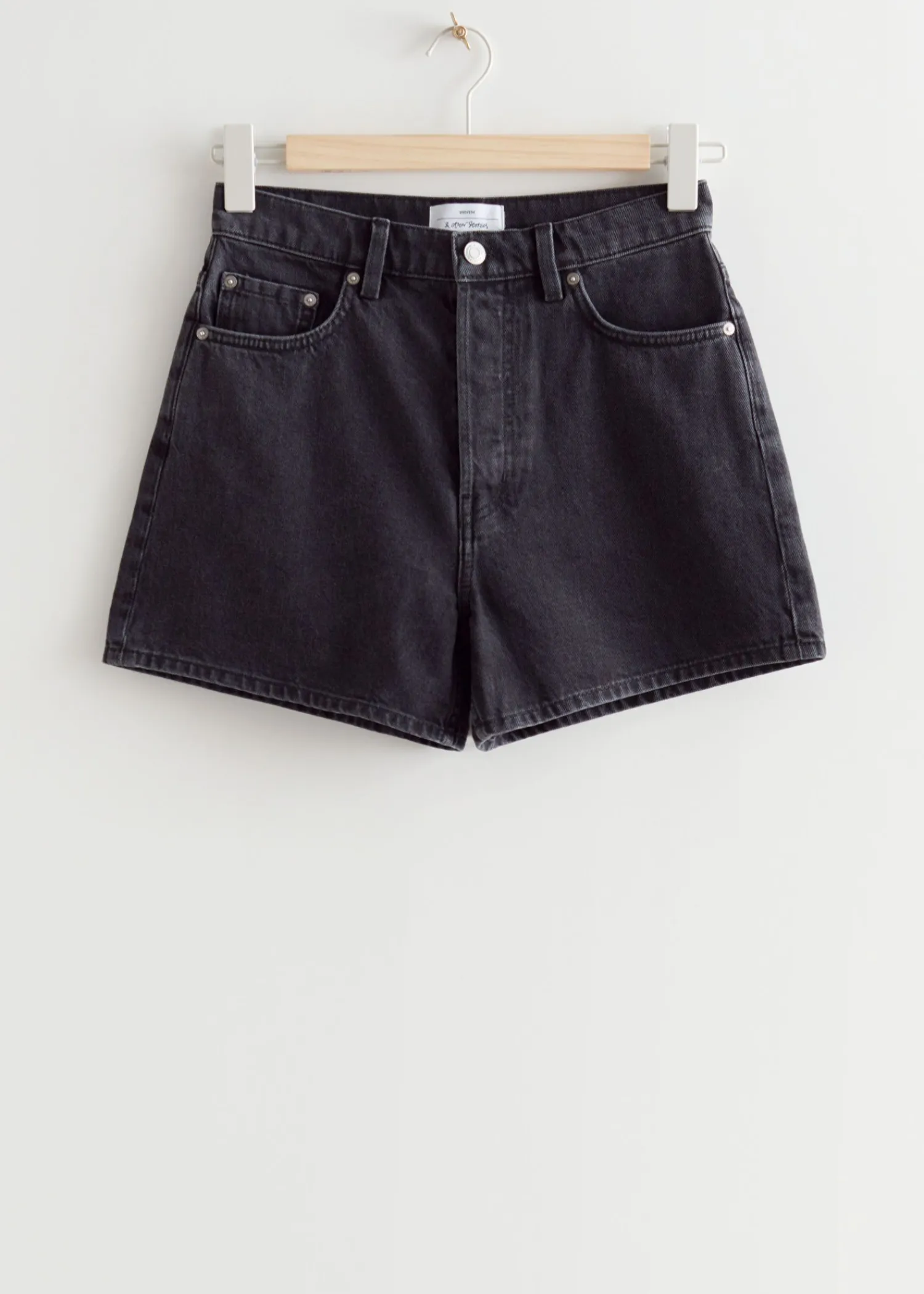 Flash Sale Denimshorts Med Hoj Talje Kvinder Jeans
