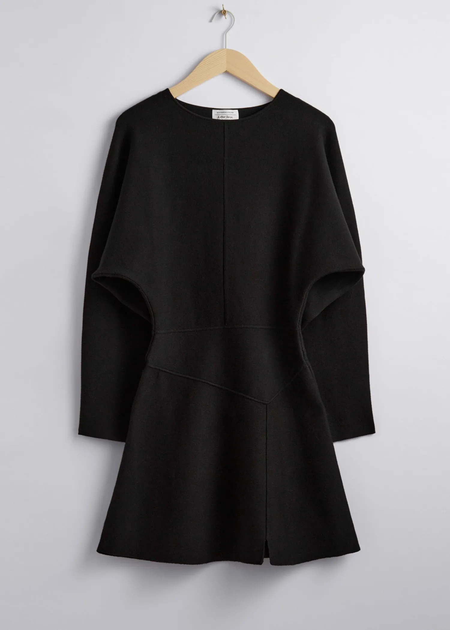 New Dolman Sleeve Mini Kjole Kvinder Kjoler