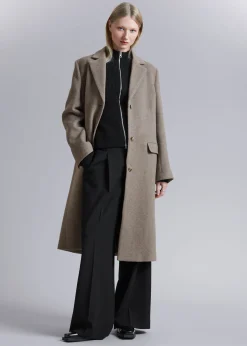 Discount Enkeltradet Frakke Kvinder Frakker & Jakker