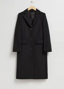 Store Enkeltradet Frakke Kvinder Frakker & Jakker