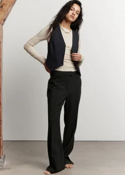 Clearance Enkeltradet Vest Kvinder Toppe