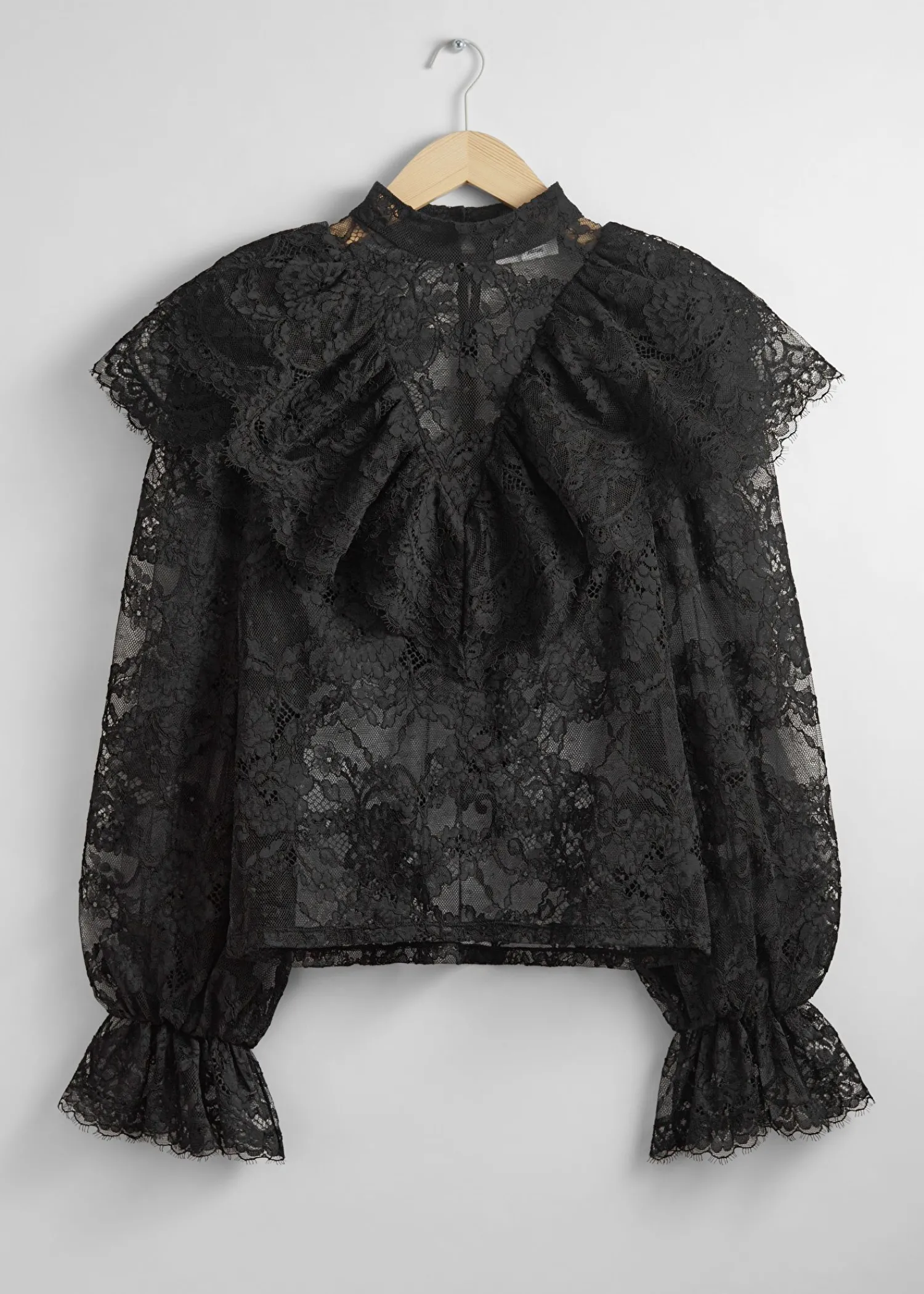 Best Sale Flaesede Blondebluse Kvinder Bluser Og Skjorter