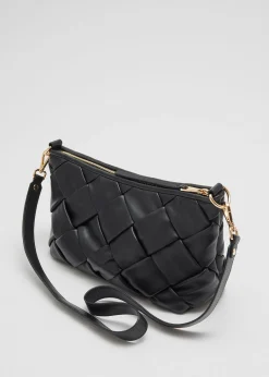 Sale Flettet Laeder Skuldertaske Kvinder Tasker