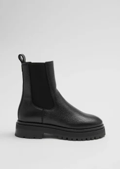 Best Foret Chunky Chelsea LaederStøvler Kvinder Støvler