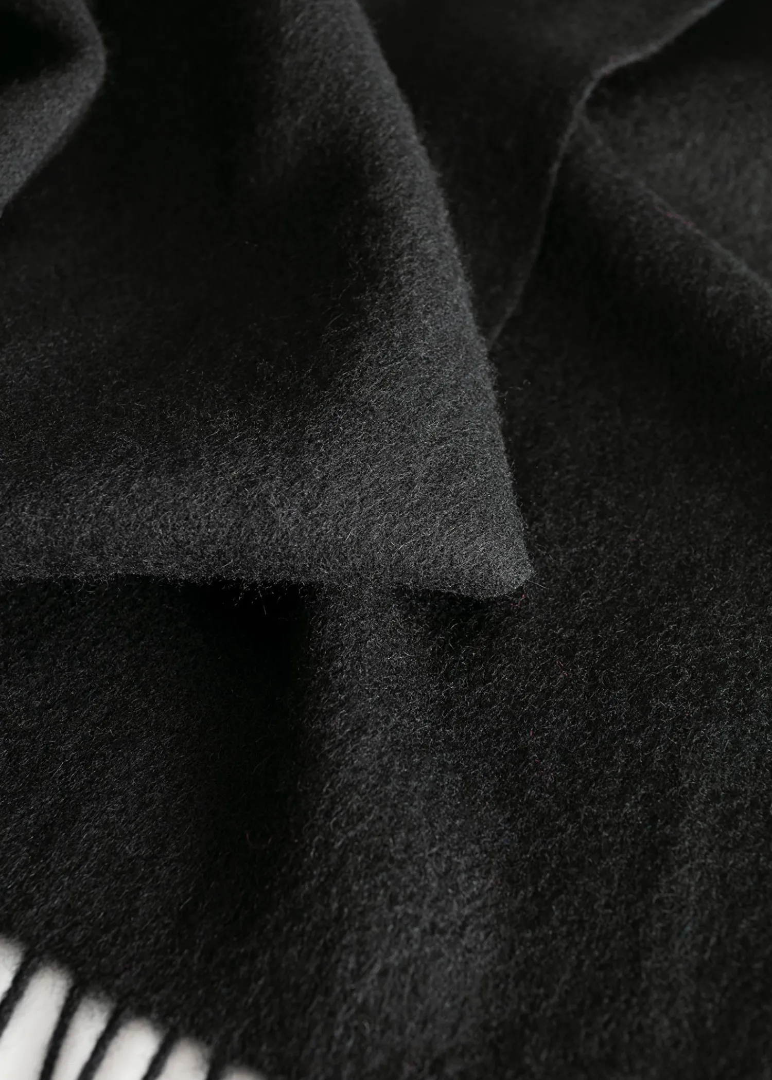 Sale Frynset Uldtorklaede Kvinder Matchende Sæt