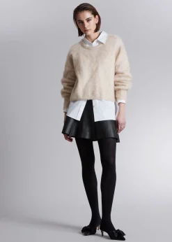 Best Sale Fuzzy Knit Jumper Kvinder Strik