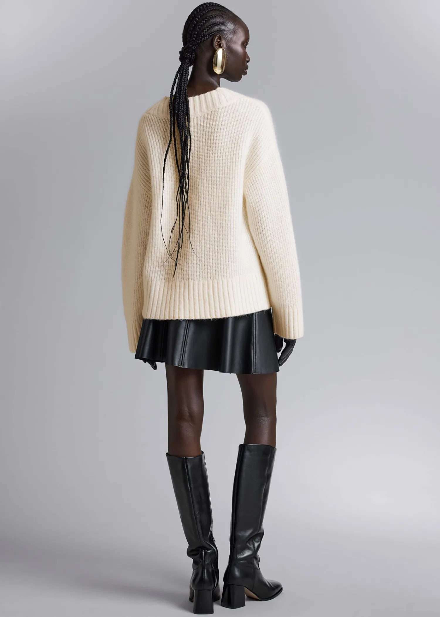 Fashion Fuzzy Knit Jumper Kvinder Strik