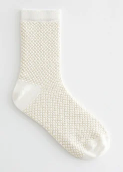 Best Glitter Honeycomb Sokker Kvinder Strømper Og Strømpebukser