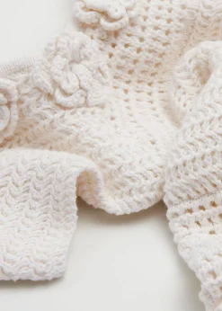 Cheap Haeklet Kjole Med Blomsterapplikation Kvinder Kjoler