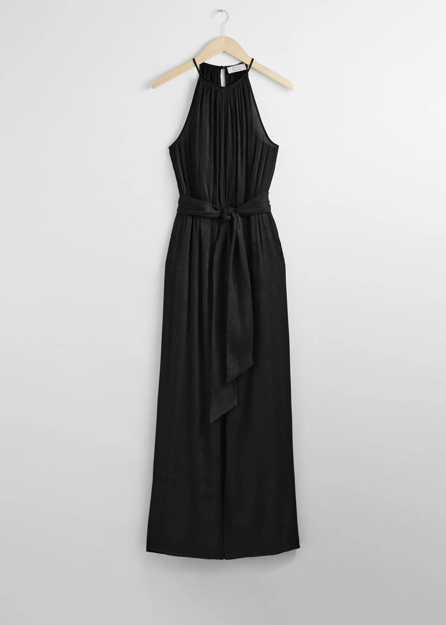 Flash Sale Halterneck Jumpsuit Med Baelte Kvinder Jumpsuits