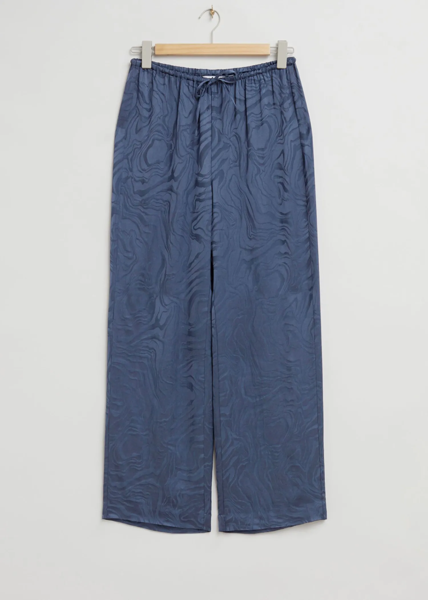 Outlet Jacquard Monstrede Bukser Med Snoretraek Kvinder Bukser