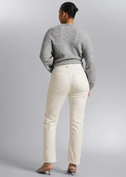 Store Jeans I Slanke Snit Kvinder Denim