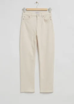 Store Jeans I Slanke Snit Kvinder Denim