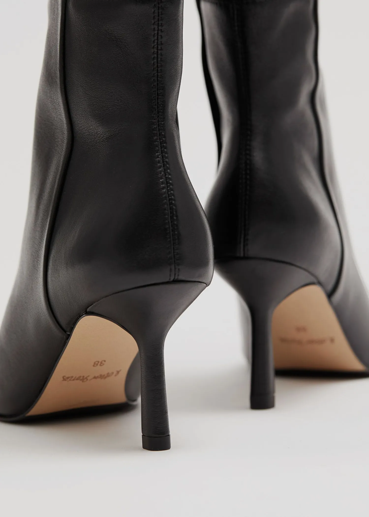 Online Knaehoje LaedersokkeStøvler Kvinder Støvler