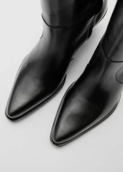 Discount KnaeStøvler I Laeder Kvinder Støvler