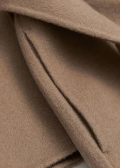 Clearance Kort Frakke Med Baelte Kvinder Frakker & Jakker