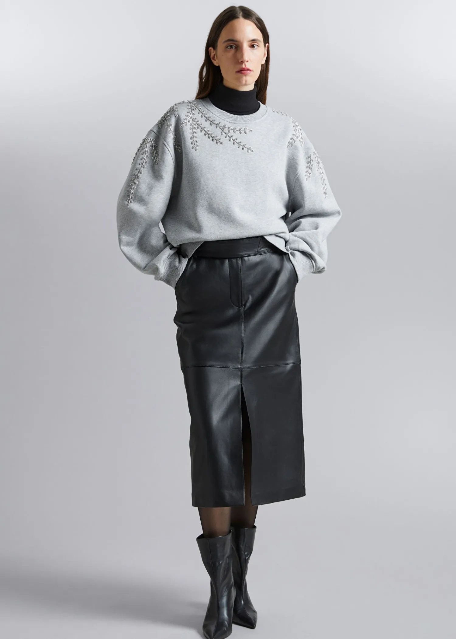 Best Laeder Paperbag Talje Nederdel Kvinder Nederdele