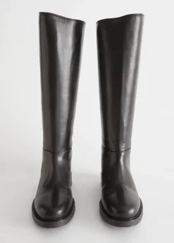 Best Sale Laeder RideStøvler Kvinder Støvler