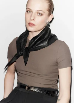 Fashion Laeder Torklaede Kvinder Tørklæder