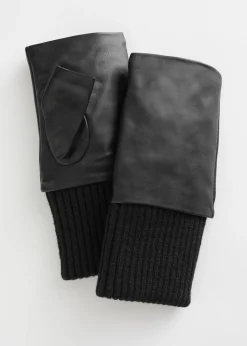 Discount Laedervante Fingerlose Handsker Kvinder Handsker