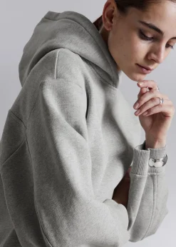 Fashion Langaermet Haettetroje Kvinder Toppe