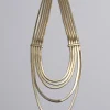 Clearance Layered Snake-Chain Halskaede Kvinder Halskaeder