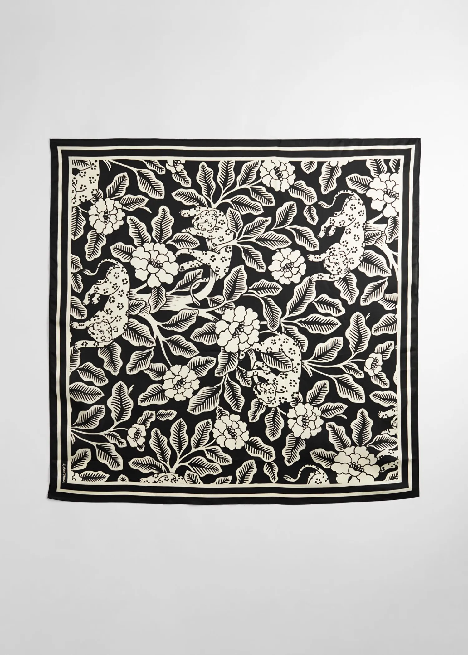 Online Leopard Firkantet Torklaede Kvinder Tørklæder