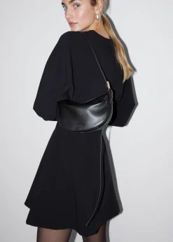 Outlet Lille Skuldertaske I Laeder Kvinder Tasker