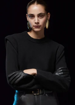 Discount Merino Jumper Med Forlaenget Skulder Kvinder Strik