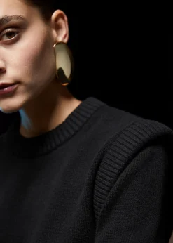 Discount Merino Jumper Med Forlaenget Skulder Kvinder Strik