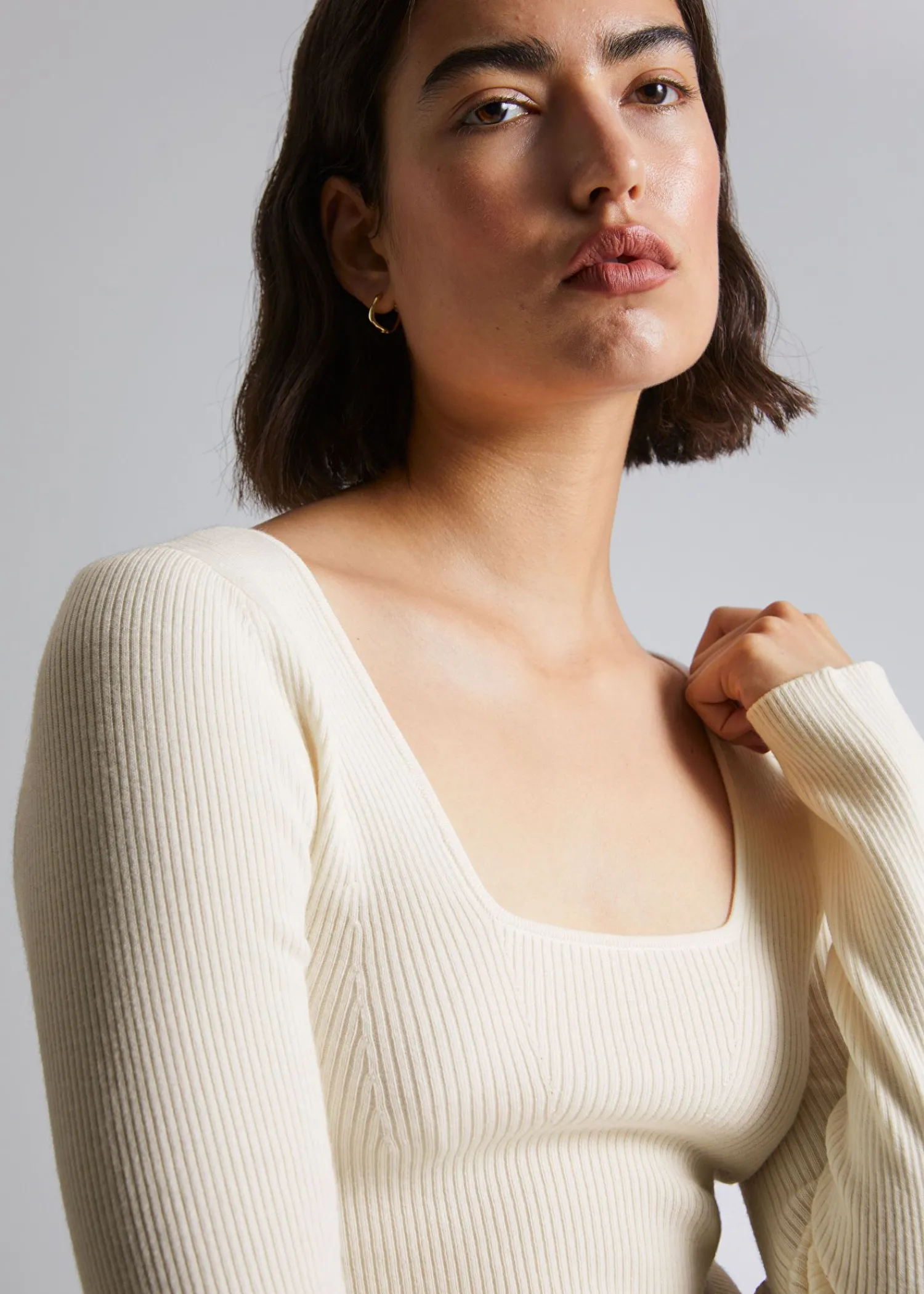 Hot Merino Ribstrikket Troje Kvinder Strik