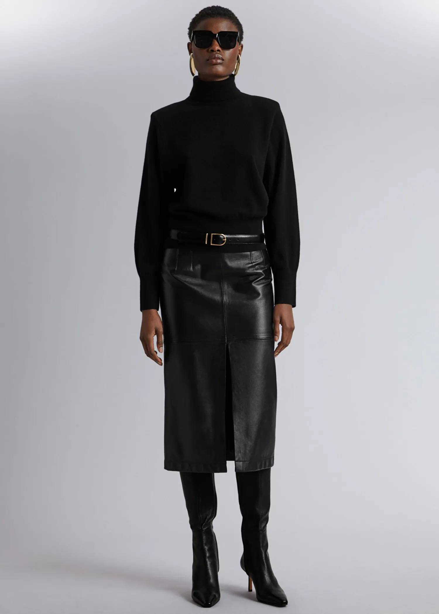 Clearance Merino Rullekrave Striktroje Kvinder Strik