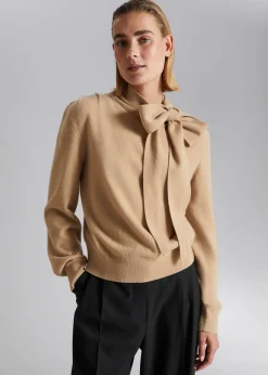 Store Merino Troje Med Bindeband Kvinder Strik